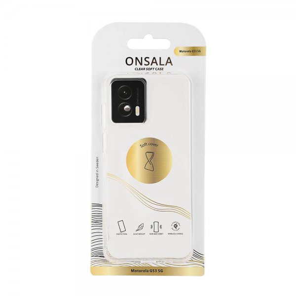 Motorola Moto G53 5G Skal Återvunnen TPU Transparent
