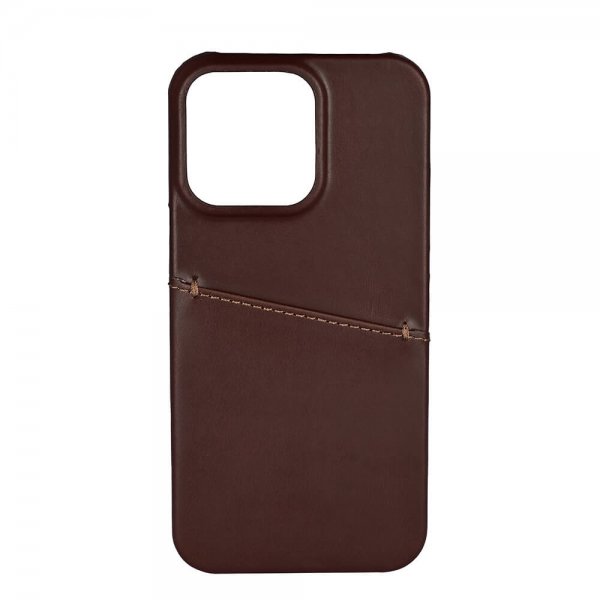 iPhone 13 Pro Skal Backcover with Card Slot Brun