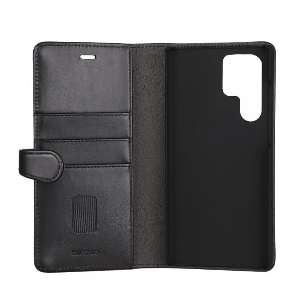 Samsung Galaxy S22 Ultra Fodral 2-in-1 Detachable Wallet Svart