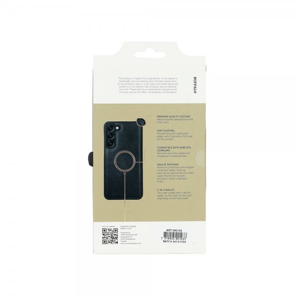 Samsung Galaxy S23 Plus Fodral 2-in-1 Detachable Wallet Svart
