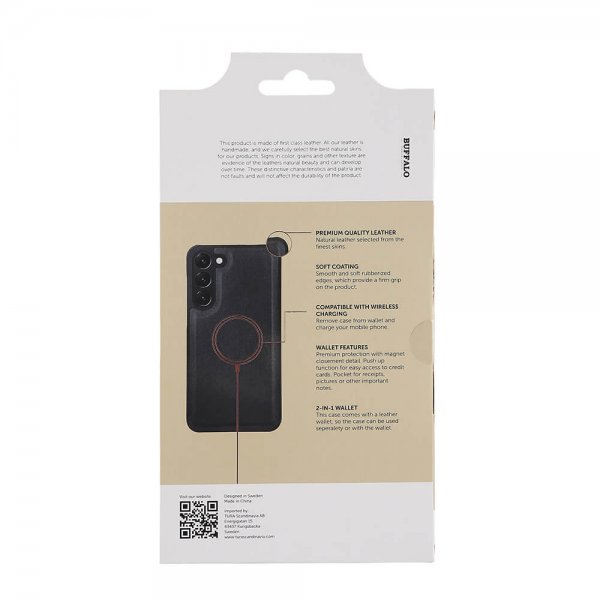 Samsung Galaxy S23 Plus Fodral 2-in-1 Detachable Wallet Svart