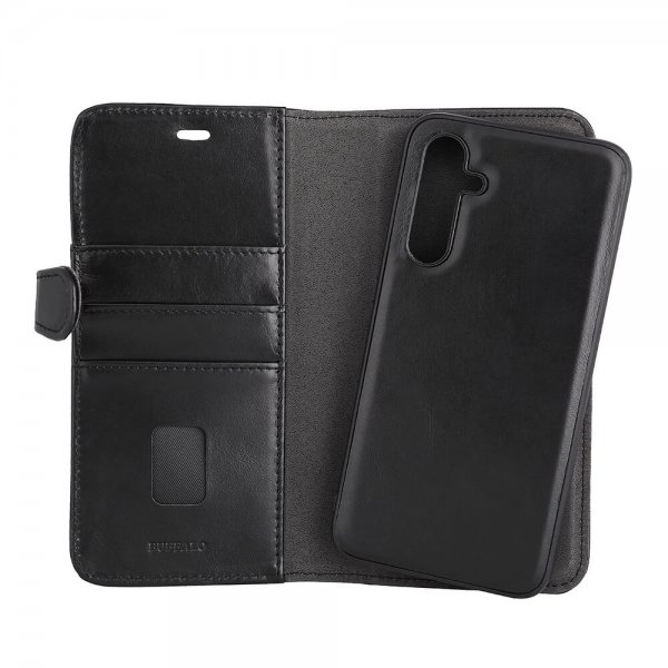 Samsung Galaxy A55 Fodral 2-in-1 Detachable Wallet Svart
