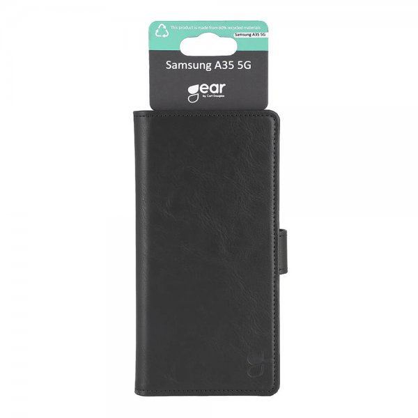 Samsung Galaxy A35 Fodral 3 Kortfack Svart