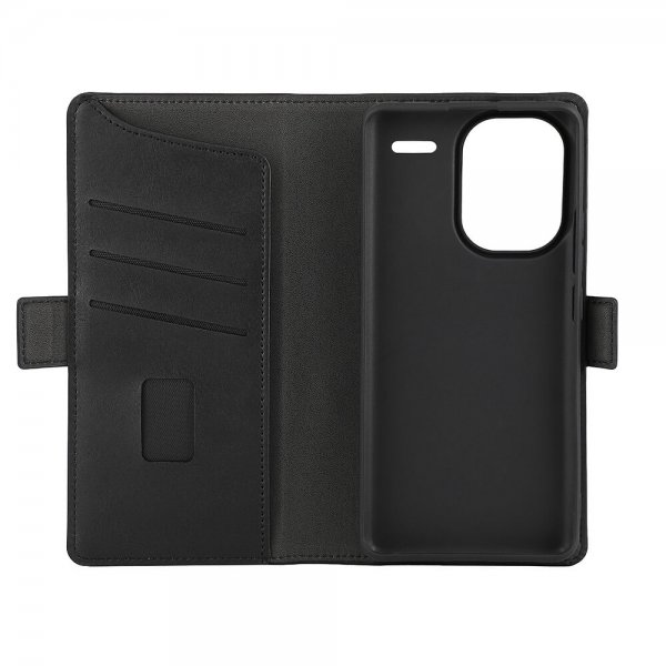 Xiaomi Redmi Note 13 Pro Plus 5G Fodral 3 Kortfack Svart