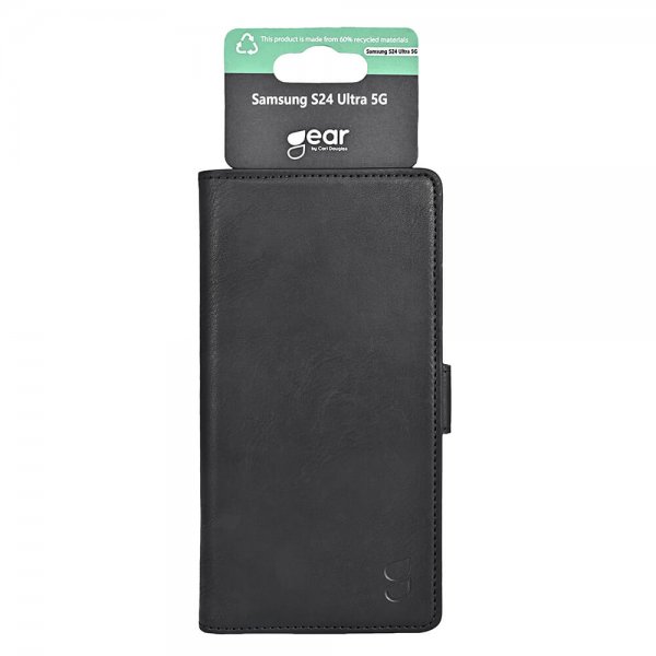 Samsung Galaxy S24 Ultra Fodral 3 Kortfack Svart