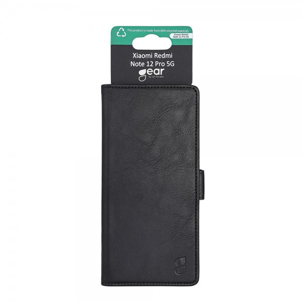 Xiaomi Redmi Note 12 Pro 5G Fodral 3 Kortfack Svart