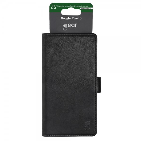 Google Pixel 8 Fodral 3 Kortfack Svart