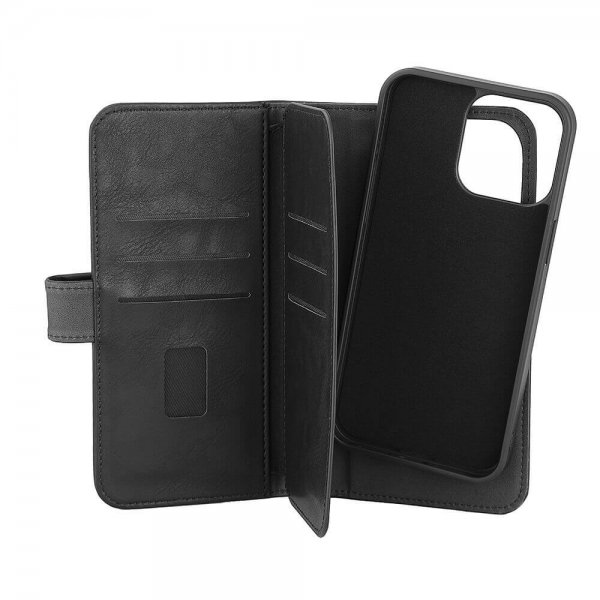 iPhone 15 Pro Max Fodral 7 Kortfack Löstagbart Skal MagSeries Svart