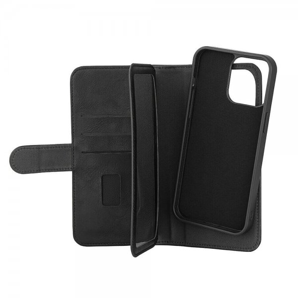 iPhone 15 Pro Max Fodral 7 Kortfack Löstagbart Skal MagSeries Svart