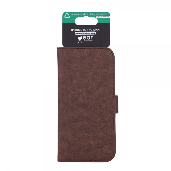 iPhone 15 Pro Max Fodral 3 Kortfack MagSeries Brun