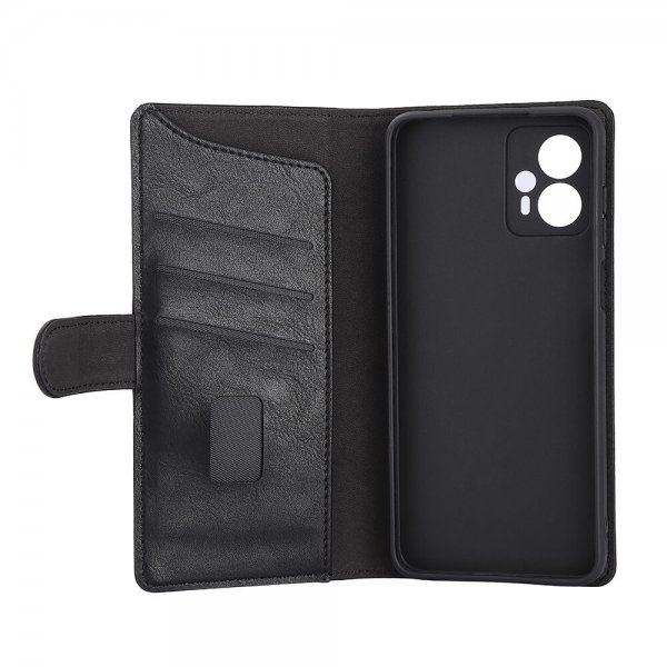 Motorola Moto G23 Fodral 3 Kortfack Svart