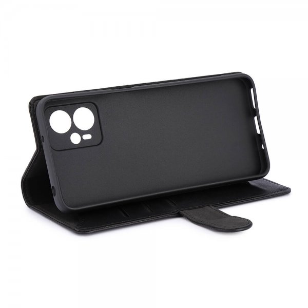 Motorola Moto G23 Fodral 3 Kortfack Svart