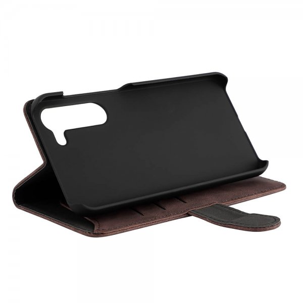 Samsung Galaxy S23 Plus Fodral med Kortfack Brun
