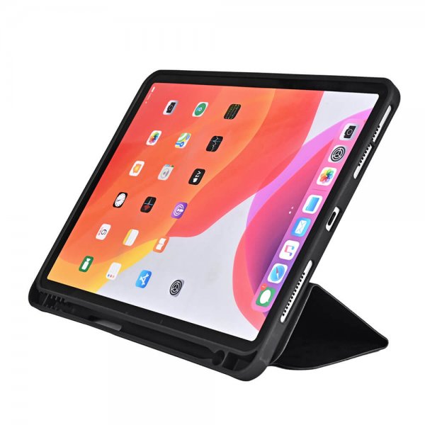 iPad Air 10.9 (gen 4/5) Fodral Trifold Stand Folio Svart