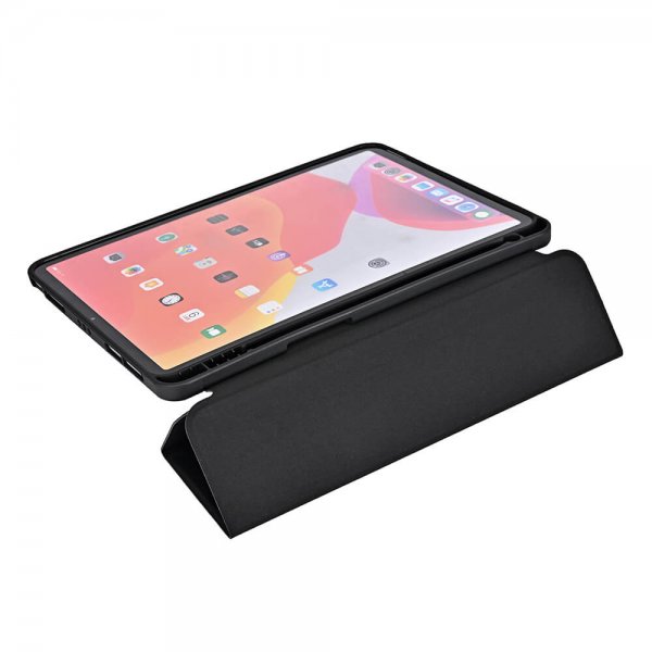 iPad Air 10.9 (gen 4/5) Fodral Trifold Stand Folio Svart