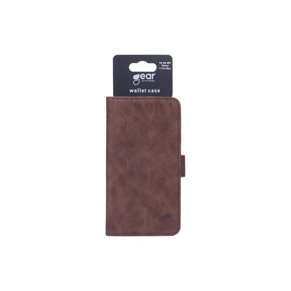 iPhone 11 Pro Max Fodral Mobile Wallet Nubuck Brun