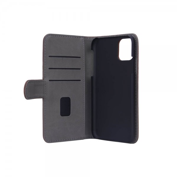 iPhone 11 Fodral Mobile Wallet Nubuck Brun