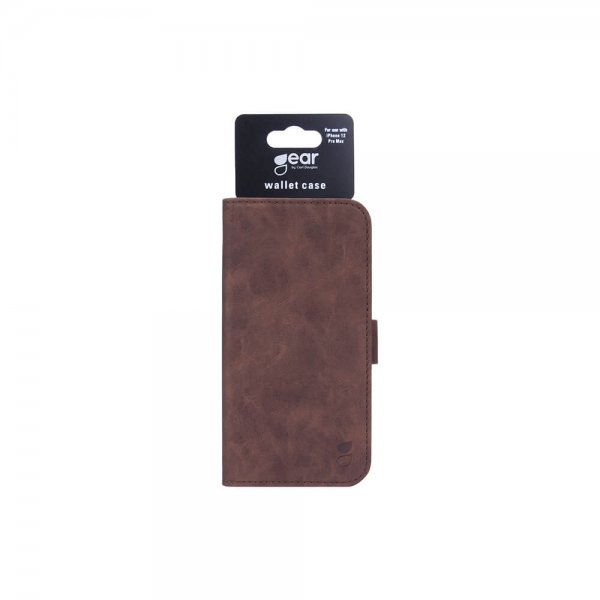 iPhone 12 Pro Max Fodral Mobile Wallet Nubuck Brun