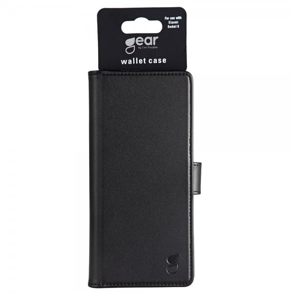 Xiaomi Redmi 9 Fodral 3 Kortfack Svart