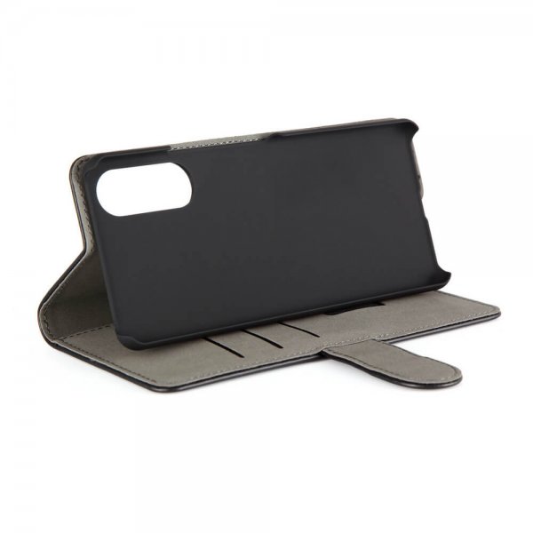 Sony Xperia 10 II Fodral 3 Kortfack Svart