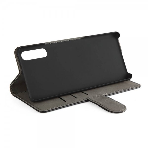 Sony Xperia L4 Fodral 3 Kortfack Svart