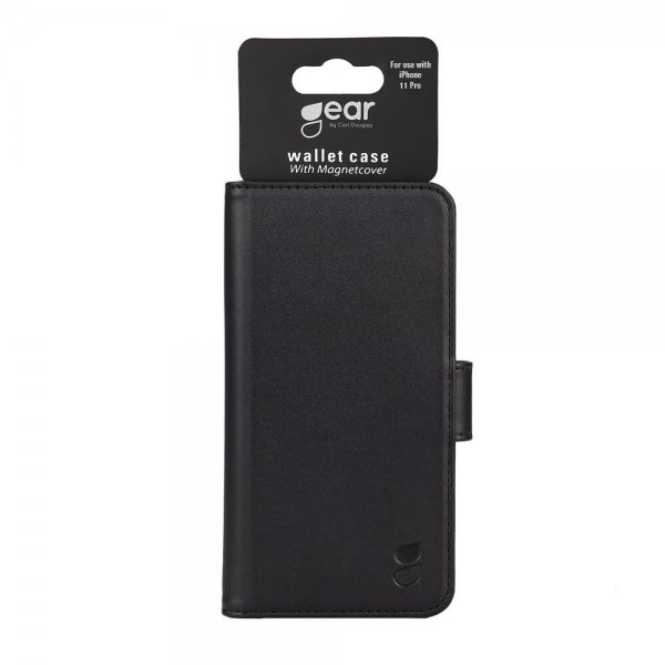 iPhone 11 Pro Fodral 3 Kortfack Löstagbart Skal Svart