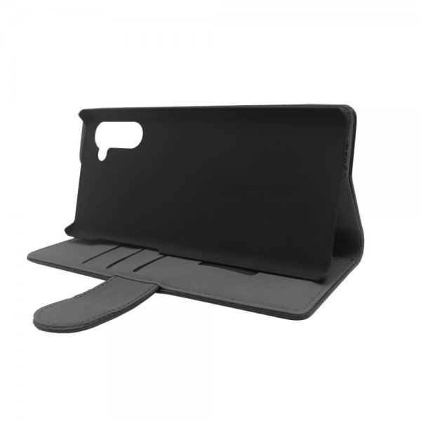 Samsung Galaxy Note 10 Fodral 3 Kortfack Svart