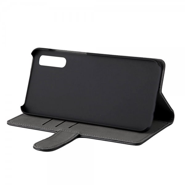 Samsung Galaxy A70 Fodral 3 Kortfack Svart