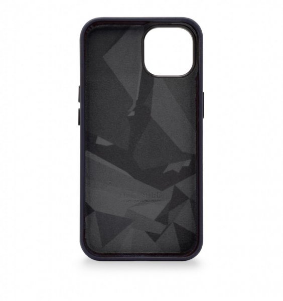 iPhone 14 Plus Skal Leather Backcover Navy