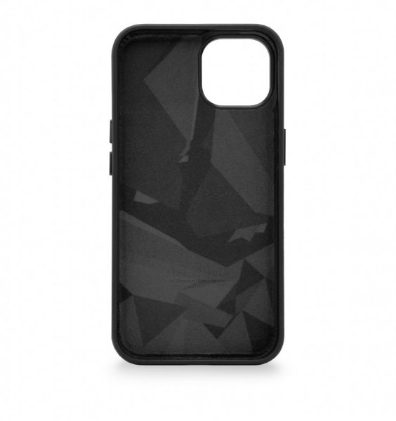 iPhone 14 Plus Skal Leather Backcover Svart