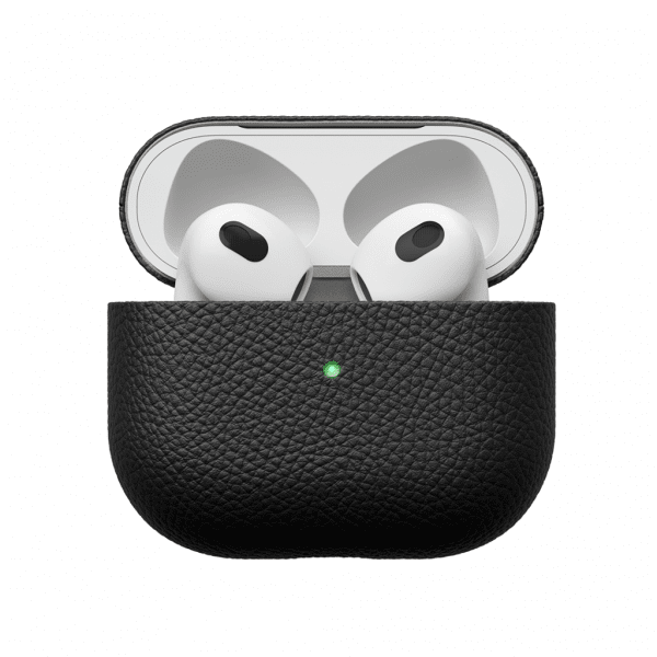PodSkinz Artisan Series Airpods 3 Skal Äkta Läder Svart
