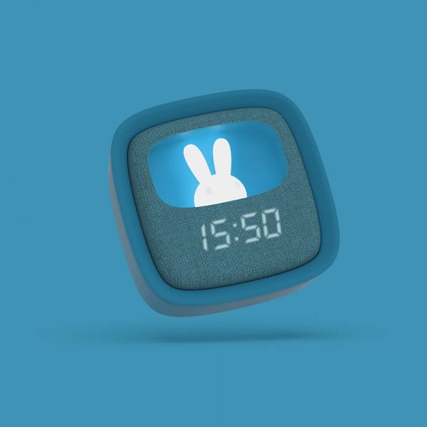 Väckarklocka med Nattlampa Billy Clock Mörkblå