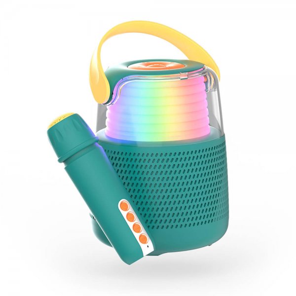 Högtalare Karaoke Kit LED Blå