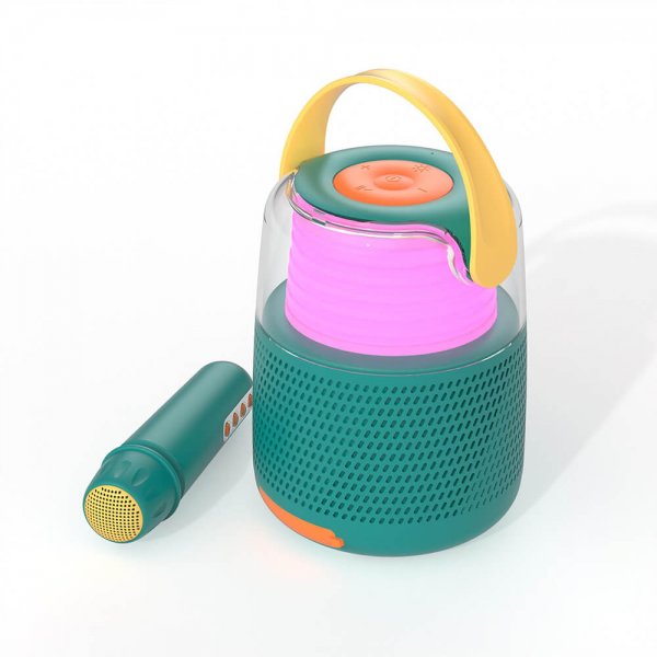 Högtalare Karaoke Kit LED Blå
