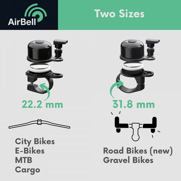 AirBell AirTag Solution 31.8mm