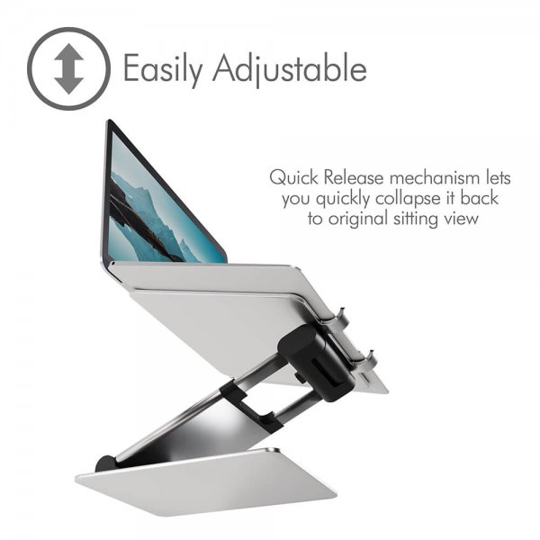 Laptopställ Supreme Sit-Stand Aluminium