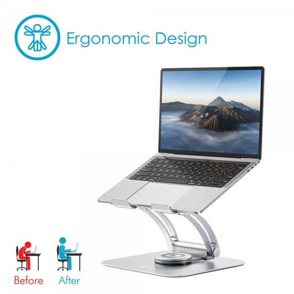 Laptopställ Supreme Dual Pivot 360
