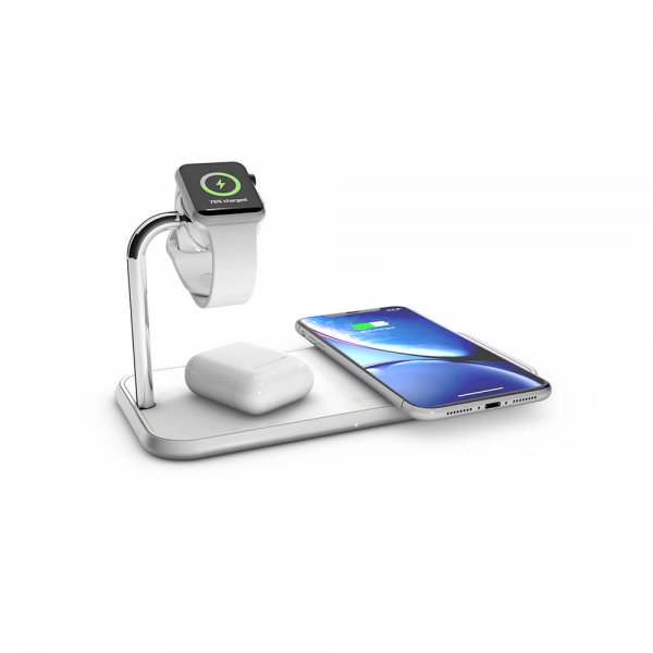 Dual+Watch Aluminium Wireless Charger Vit