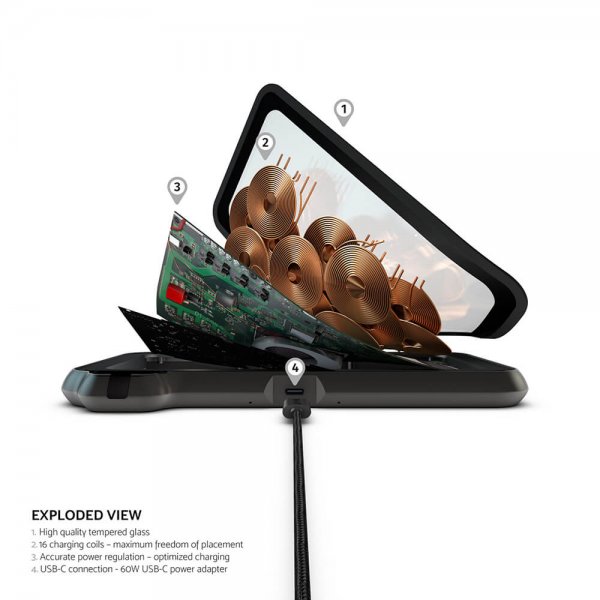 Liberty Wireless Charger Glass