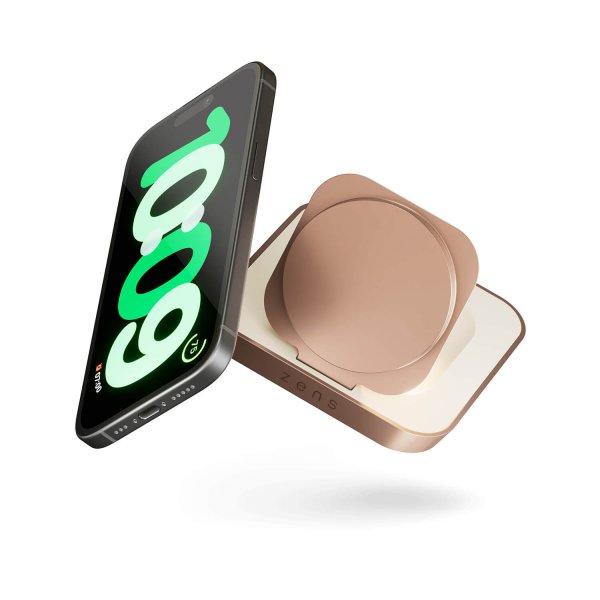 Trådlös Laddare Magnetic Nightstand Charger MagSafe Copper