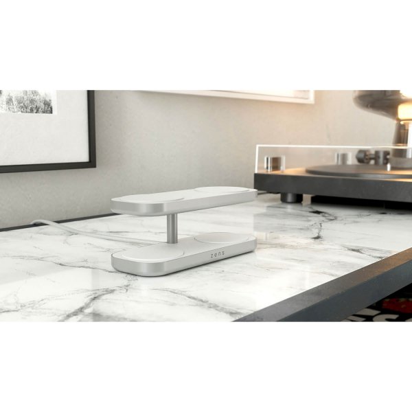 Trådlös Laddare Quattro Pro 4 Qi2 MagSafe Vit