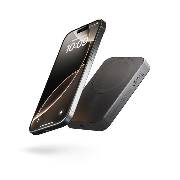 Powerbank Pro 1 Slim 10 000 mAh Qi2 MagSafe Svart