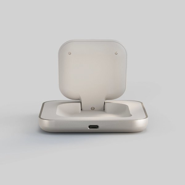 Trådlös Laddare Magnetic Nightstand Charger Qi2 15W Vit