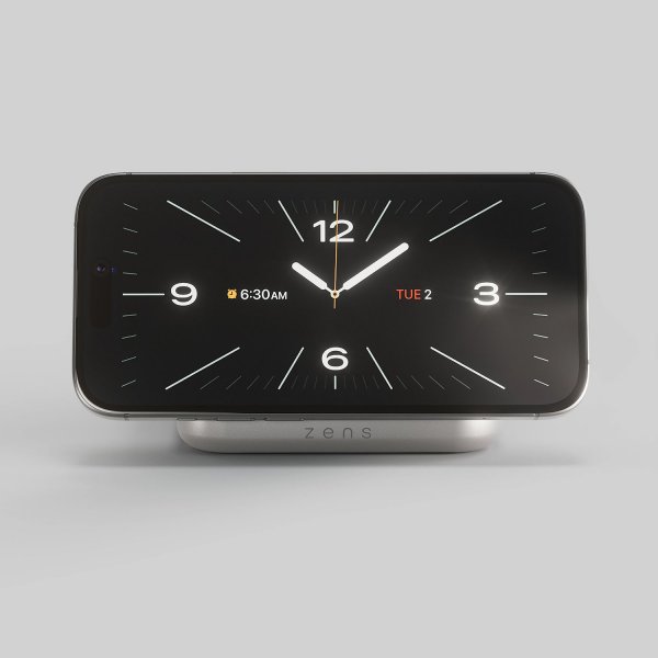Trådlös Laddare Magnetic Nightstand Charger Qi2 15W Vit