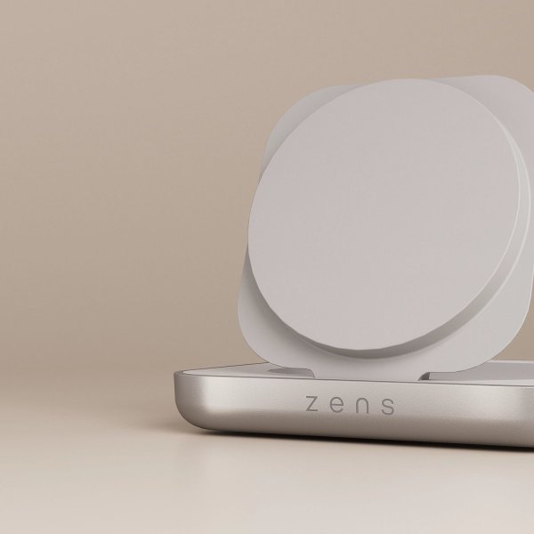 Trådlös Laddare Magnetic Nightstand Charger Qi2 15W Vit