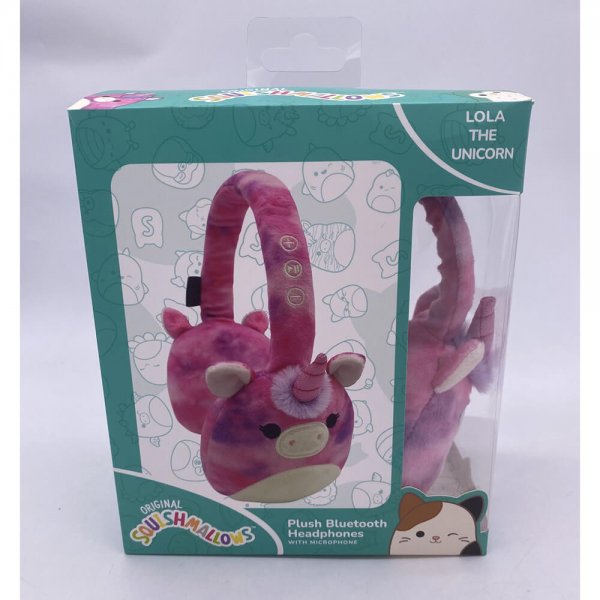 Hörlurar Plush Bluetooth Headphones Lola the Unicorn
