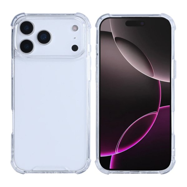 iPhone 17 Pro Max Skal Förstärkta Hörn Transparent