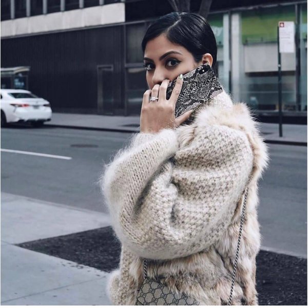 iPhone X/Xs Skal Square Case Python