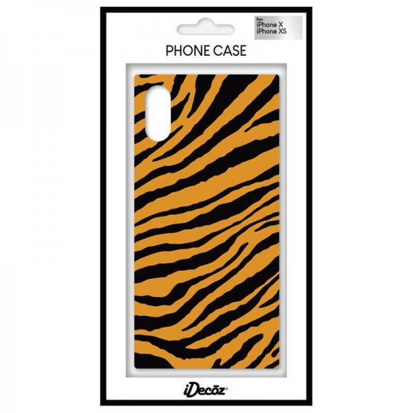 iPhone X/Xs Skal Square Case Tiger