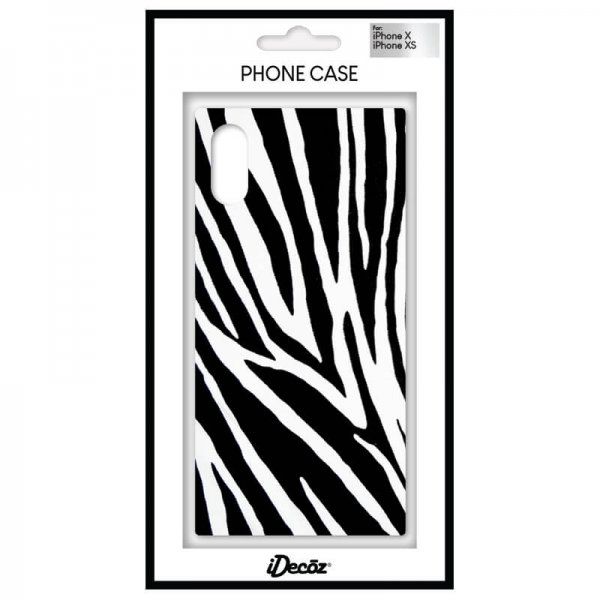 iPhone X/Xs Skal Square Case Zebra